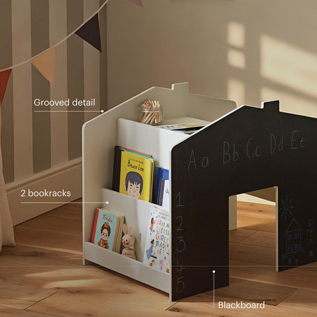 CuddleCo Storage Desk with Bench - House