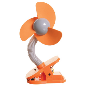 Dreambaby Portable Clip On Stroller Fan - Orange 1