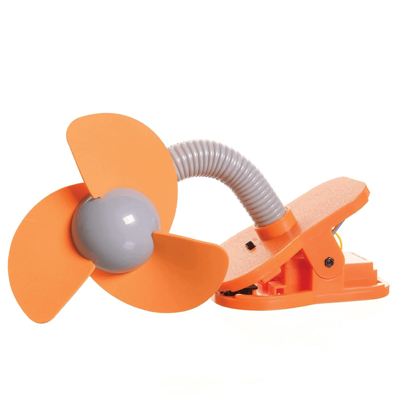 Dreambaby Portable Clip On Stroller Fan - Orange 2