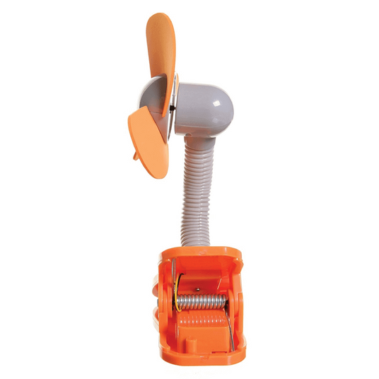 Dreambaby Portable Clip On Stroller Fan - Orange 3