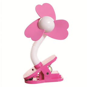 Dreambaby Portable Clip On Stroller Fan - Pink 1