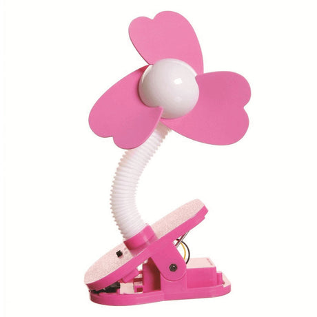 Dreambaby Portable Clip On Stroller Fan - Pink 1