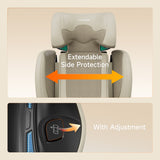 Welldon Cocoon Travel 2 High Back Booster - Sahara