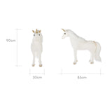 CuddleCo Standing Unicorn 90cm - Gold Dust