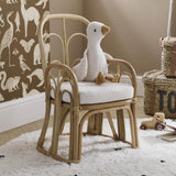 CuddleCo Aria Wave Children's Chair - Rattan