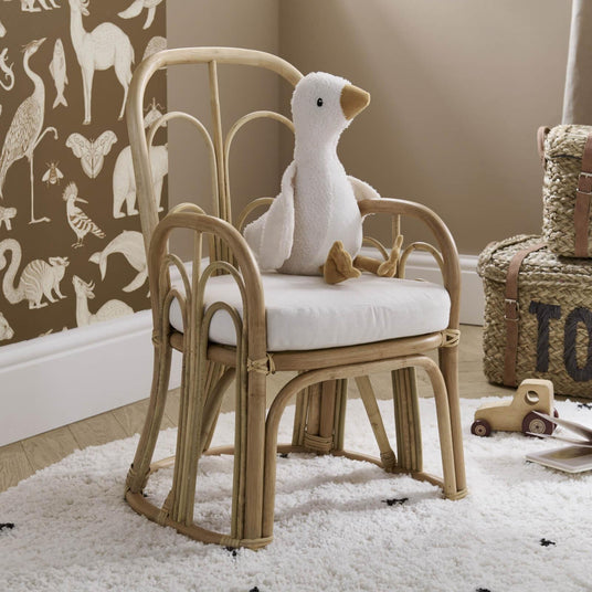 CuddleCo Aria Wave Children's Chair - Rattan
