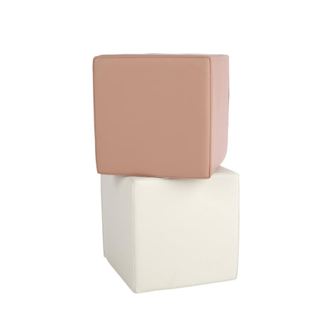 CuddleCo Soft Play Cubes 2pc - Tuscany/Pebble