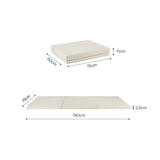 CuddleCo Tumble Play Mat 180 x 75cm - Cookie Stripe