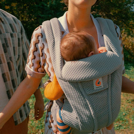 ergobaby Omni Deluxe Mesh Baby Carrier - Pearl Grey