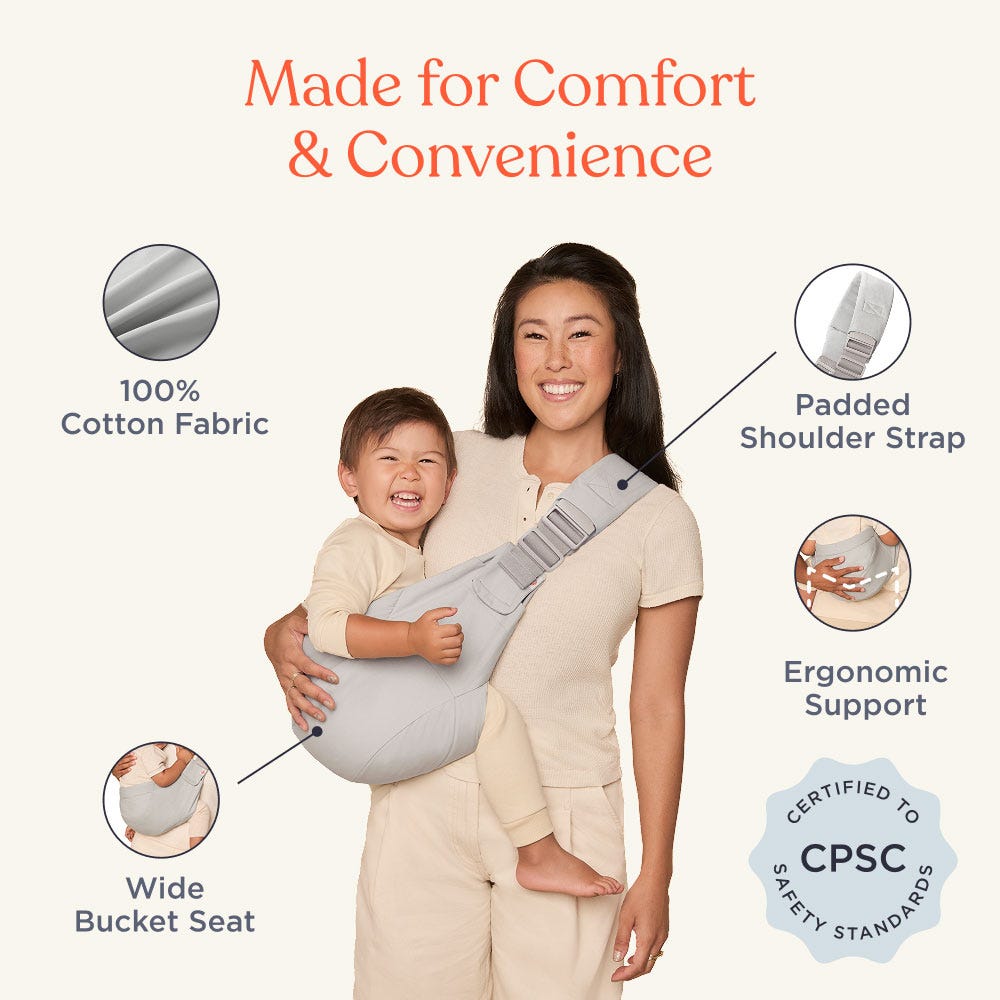 ergobaby Upsie Toddler Sling Carrier - Onyx Black