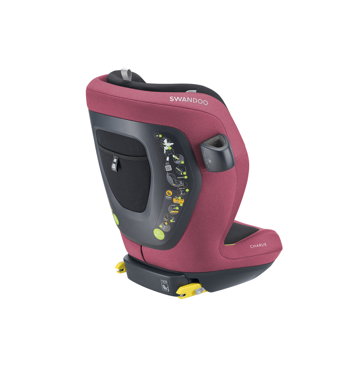 Swandoo Charlie High Back Booster - Forest Fruits