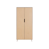 Tutti Bambini Fika Mini 3 Piece Nursery Furniture Set with Cot Bed, Dresser & Wardrobe - White Sand & Light Oak
