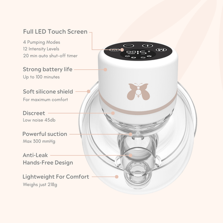 Fraupow Wearable Breast Pump