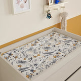 Tutti Bambini Fuori Mini 3 Piece Nursery Furniture Set with Cot Bed, Dresser & Wardrobe - White Sand / Warm Walnut