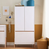 Tutti Bambini Fuori Wardrobe - White / Light Oak