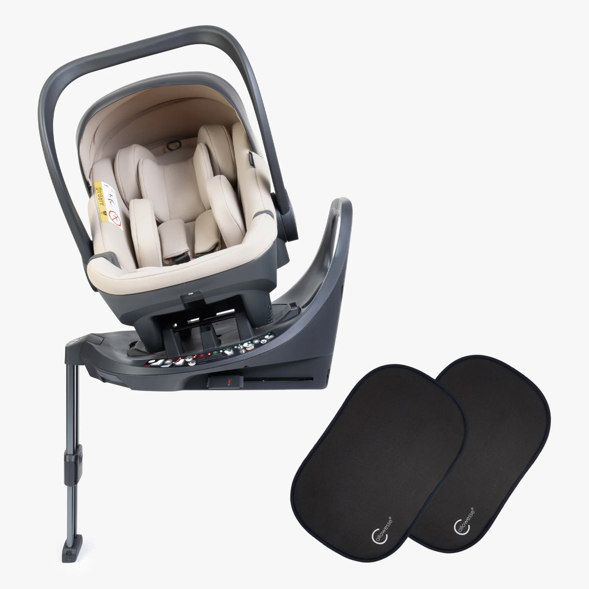 iCandy Cocoon 360 Car Seat & ISOFIX Base - Sandstone