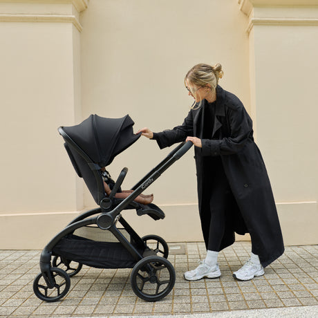 iCandy Core 2 Travel System with Cocoon 360 Car Seat and ISOFIX Base  - Black