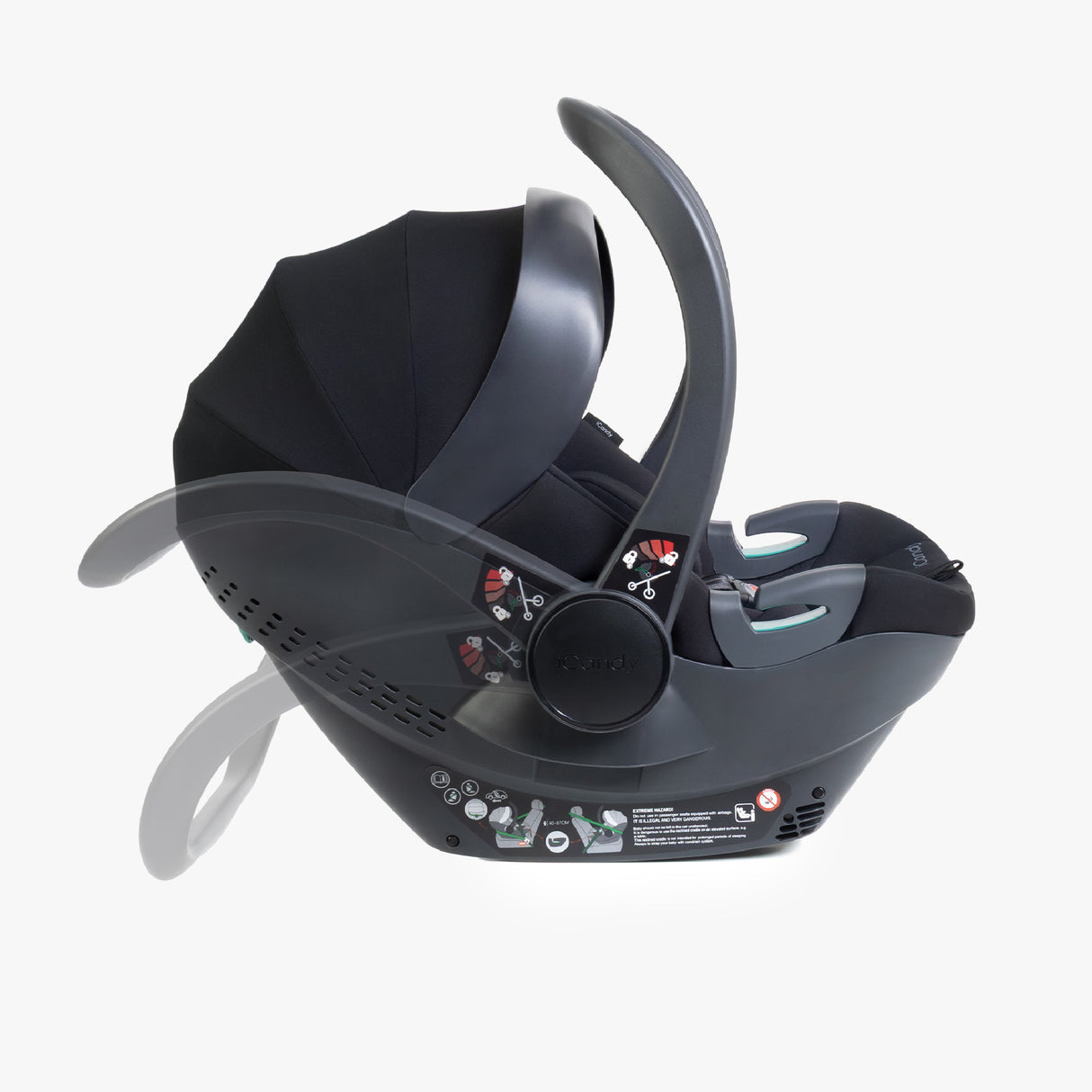 iCandy Cocoon 360 Car Seat & ISOFIX Base - Black