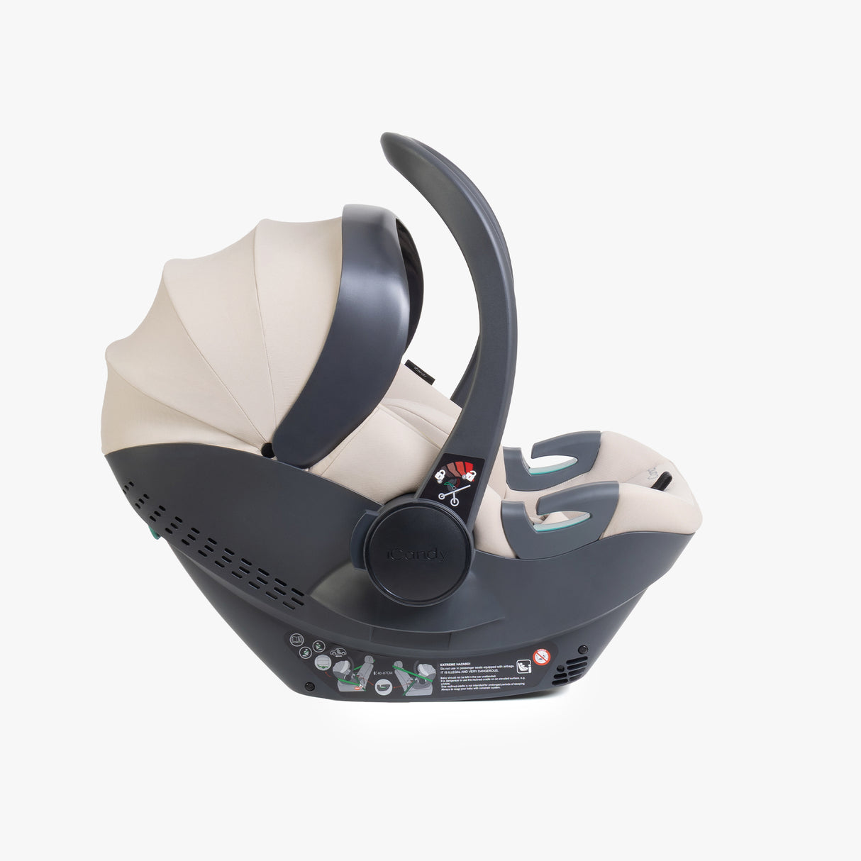 iCandy Cocoon 360 Car Seat & ISOFIX Base - Sandstone