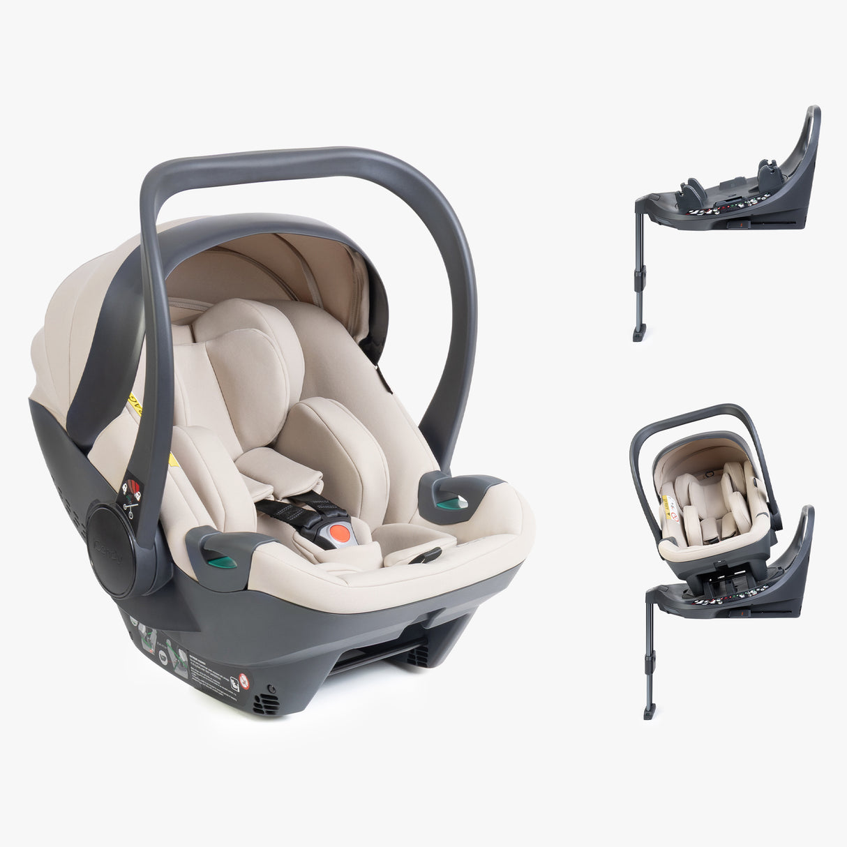 iCandy Cocoon 360 Car Seat & ISOFIX Base - Sandstone