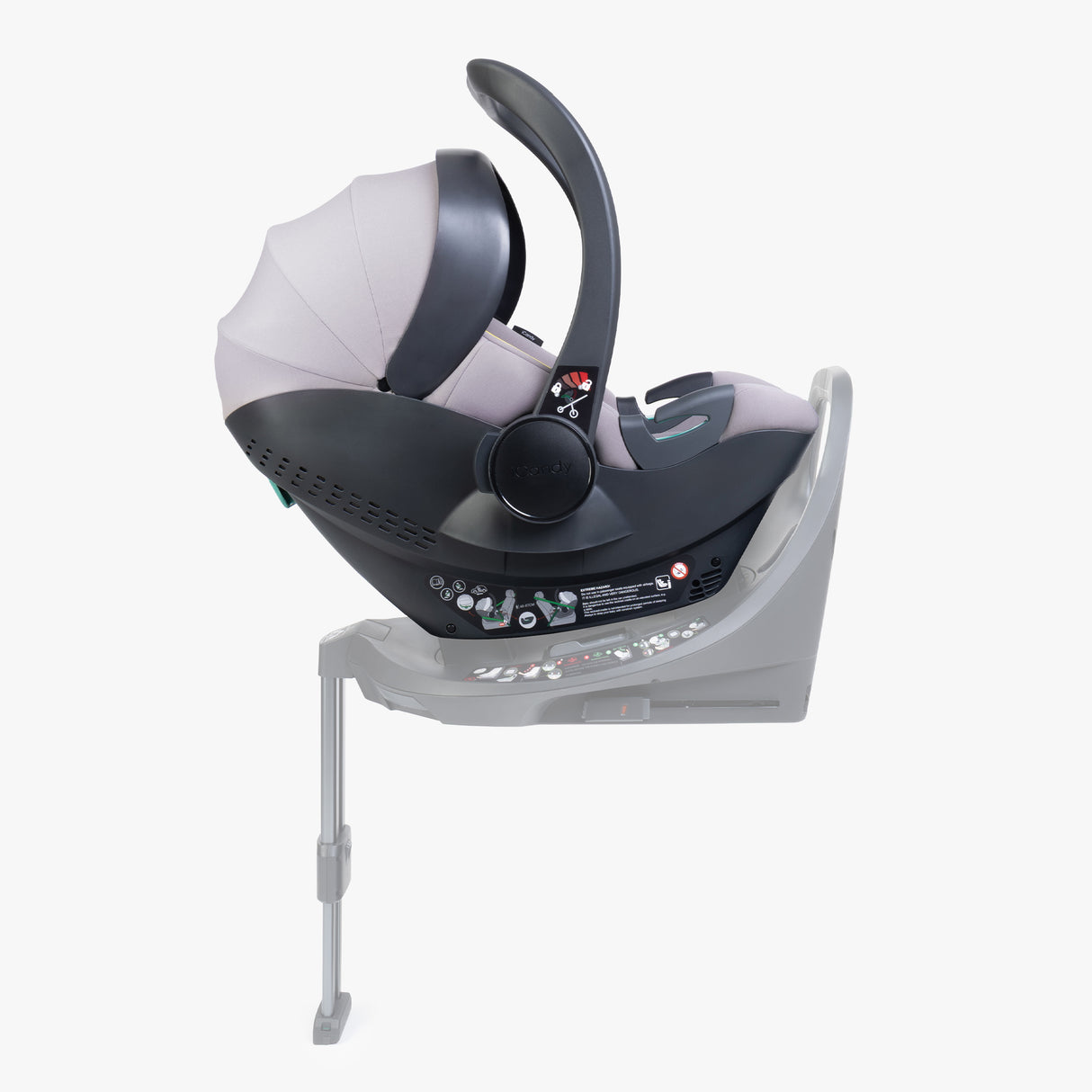 iCandy Cocoon 360 Car Seat & ISOFIX Base - Storm Grey