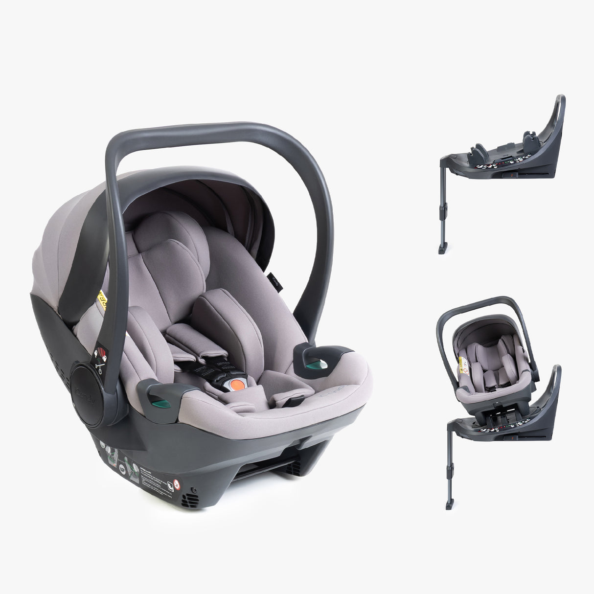 iCandy Cocoon 360 Car Seat & ISOFIX Base - Storm Grey