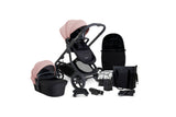 iCandy Orange 4 Single to Double Pushchair Bundle with Accessories  - Rose