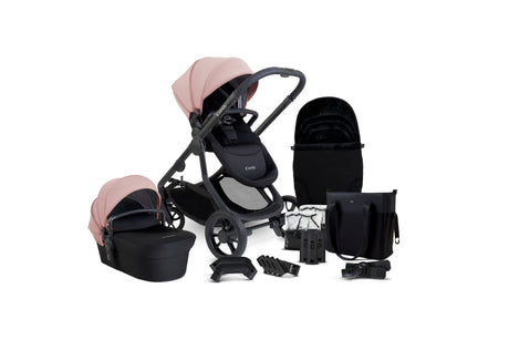 iCandy Orange 4 Single to Double Pushchair Bundle with Accessories  - Rose