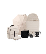 iCandy Peach 8 Editions Complete Bundle with Cocoon 360 and ISOFIX Base - Biscotti/Sandstone
