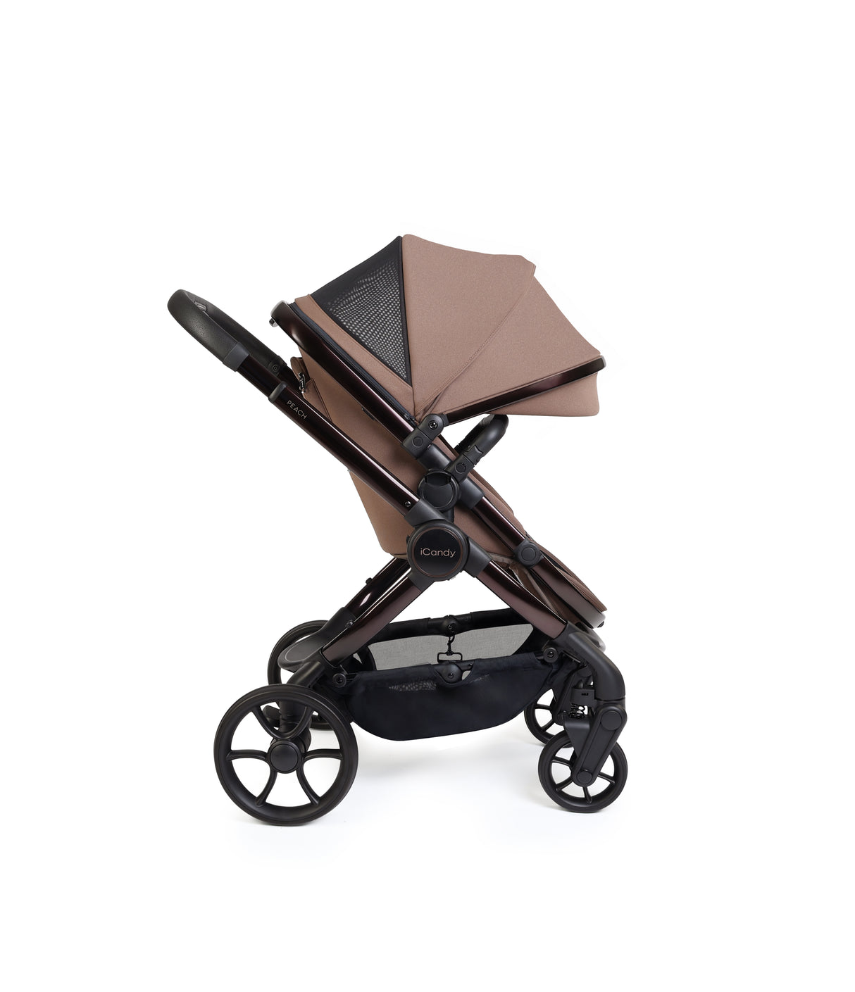 iCandy Peach 8 Editions Complete Bundle with Cocoon 360 and ISOFIX Base - Coco/Black