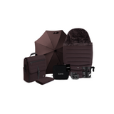 iCandy Peach 8 Editions Complete Bundle with Cocoon 360 and ISOFIX Base - Coffee Bean/Black