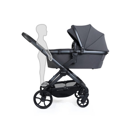 iCandy Peach 8 Complete Double Bundle with Cocoon 360 and ISOFIX Base - Grey