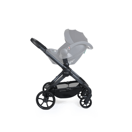 iCandy Peach 8 Complete Double Bundle with Cocoon 360 and ISOFIX Base - Grey
