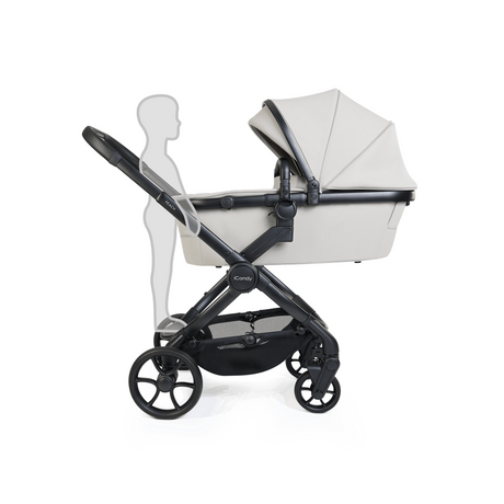 iCandy Peach 8 Complete Bundle with Cocoon 360 and ISOFIX Base - Taupe/Sandstone