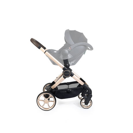 iCandy Peach 8 Editions Complete Double Bundle with Cocoon 360 and ISOFIX Base - Biscotti