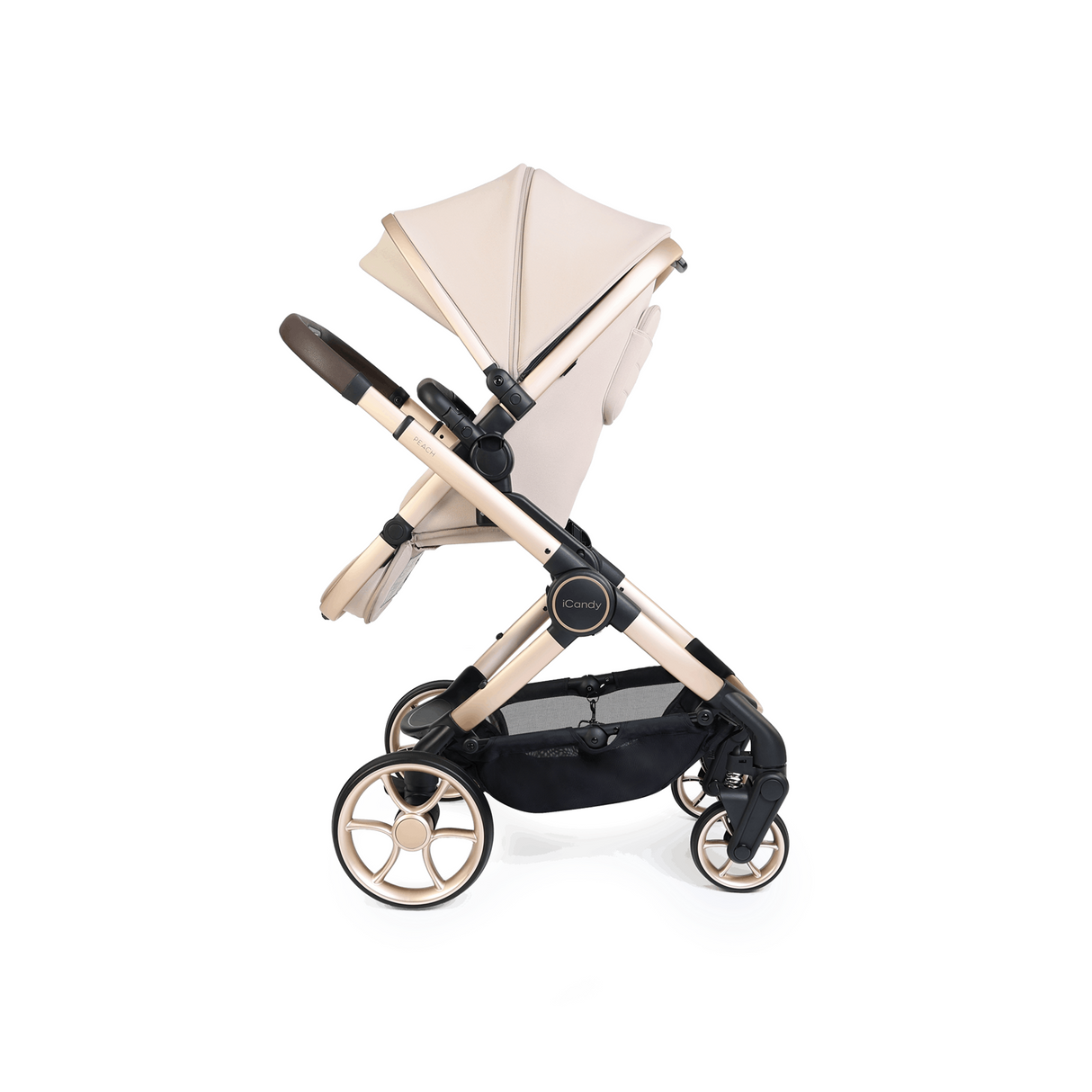 iCandy Peach 8 Editions Complete Bundle with Cocoon 360 and ISOFIX Base - Biscotti/Sandstone