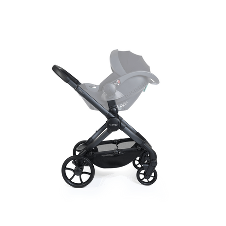 iCandy Peach 8 Complete Bundle with Cocoon 360 and ISOFIX Base - Grey