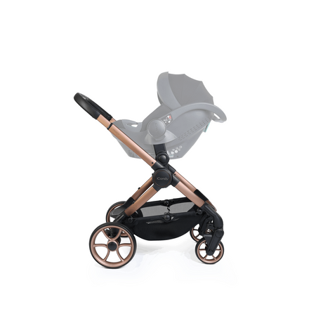 iCandy Peach 8 Editions Complete Double Bundle with Cocoon 360 and ISOFIX Base - Pecan