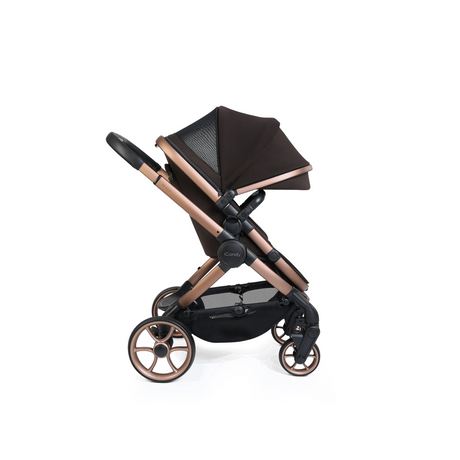 iCandy Peach 8 Editions Complete Double Bundle with Cocoon 360 and ISOFIX Base - Pecan