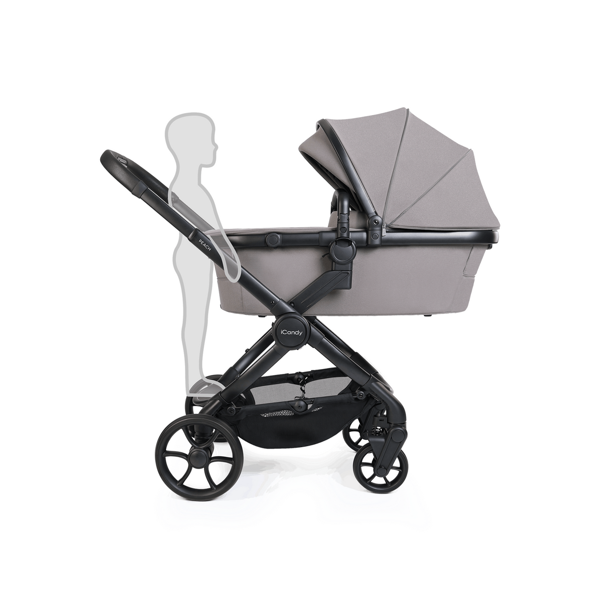 iCandy Peach 8 Complete Double Bundle with Cocoon 360 and ISOFIX Base - Porcini