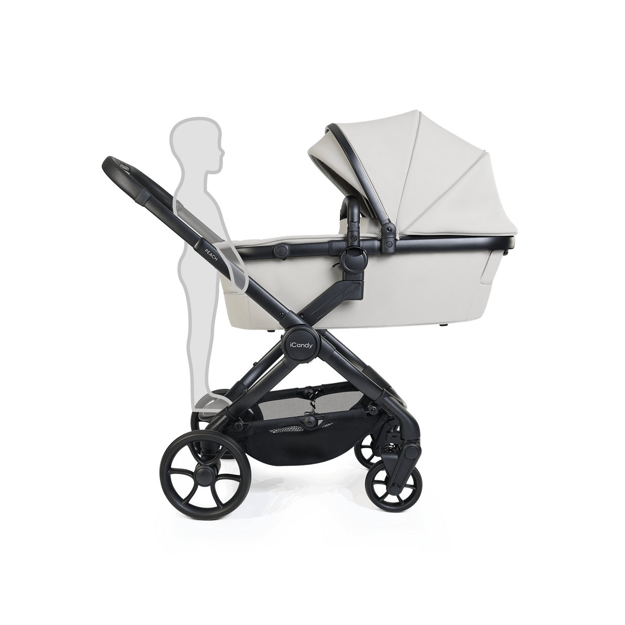iCandy Peach 8 Complete Double Bundle with Cocoon 360 and ISOFIX Base - Taupe