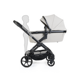 iCandy Peach 8 Complete Double Bundle with Cocoon 360 and ISOFIX Base - Taupe