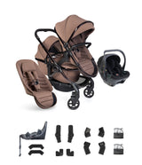 iCandy Peach 8 Editions Complete Double Bundle with Cocoon 360 and ISOFIX Base - Coco