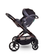 iCandy Peach 7 Complete Travel System with Cybex Cloud T and ISOFIX Base - Dark Grey