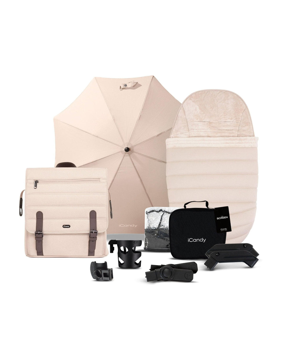 iCandy Peach 7 Complete Travel System with BeSafe Go Beyond and ISOFIX Base - Biscotti