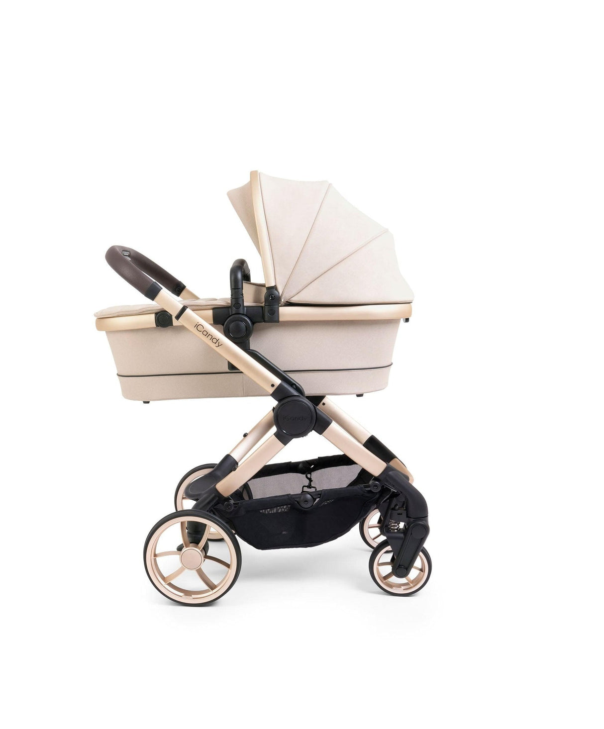 iCandy Peach 7 Complete Travel System with BeSafe Go Beyond and ISOFIX Base - Biscotti