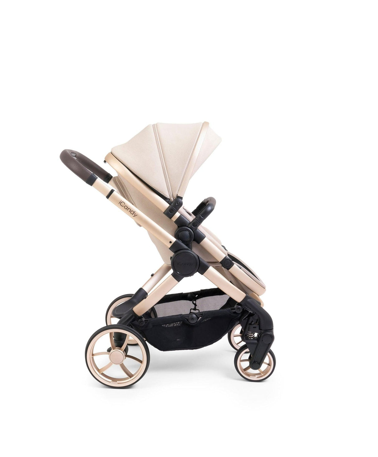 iCandy Peach 7 Complete Travel System with BeSafe Go Beyond and ISOFIX Base - Biscotti