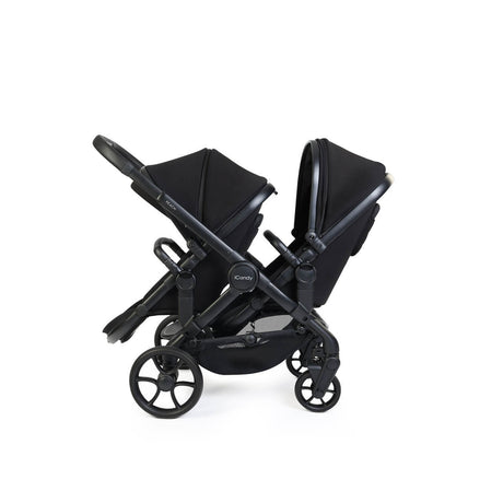 iCandy Peach 8 Complete Double Bundle with Cocoon 360 and ISOFIX Base - Black