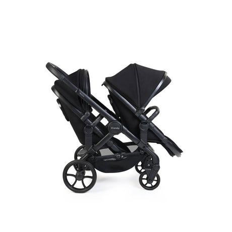 iCandy Peach 8 Complete Double Bundle with Cocoon 360 and ISOFIX Base - Black