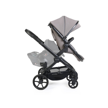iCandy Peach 8 Complete Double Bundle with Cocoon 360 and ISOFIX Base - Porcini
